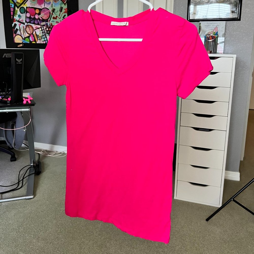 Basic Pink Active Top-Medium